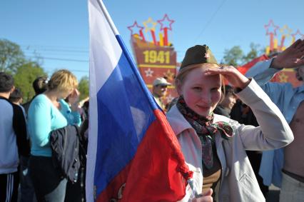 Празднование Дня Победы на театральной площади, Москва, 9 мая 2011 года