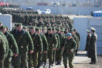 Репетиция парада Победы в Таманской дивизии в Подмосковье, Саратов, 22 апреля 2011 года