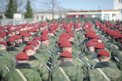 Репетиция парада Победы в Таманской дивизии в Подмосковье, Саратов, 22 апреля 2011 года