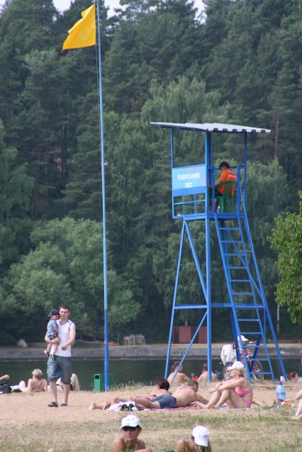 Серебряный бор. Спасательный пост.