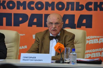 05 мая 2011г. Ведущий научный сотрудник ФМБЦ им.А.И. Бурназяна ФМБА России профессор Юрий Григорьев. В гостях ИД КП.