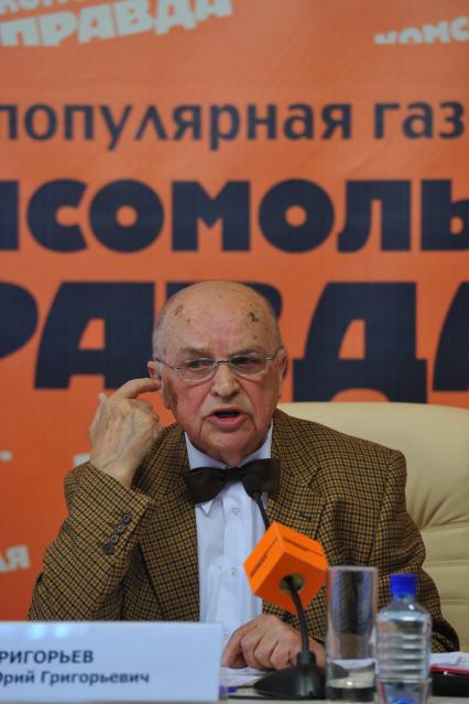05 мая 2011г. Ведущий научный сотрудник ФМБЦ им.А.И. Бурназяна ФМБА России профессор Юрий Григорьев. В гостях ИД КП.