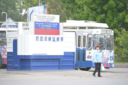 Пункт полиции в городе, Иваново, 27 июня 2011 года