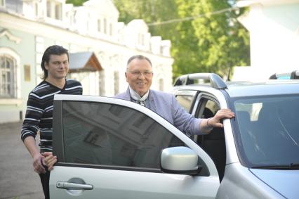 Вячеслав Зайцев в основанном им музее ситца в городе Иваново, Иваново, 27 мая 2011 года