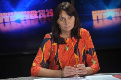 Ведущая Екатерина Шевцова,Москва, 19 июля 2011 года.