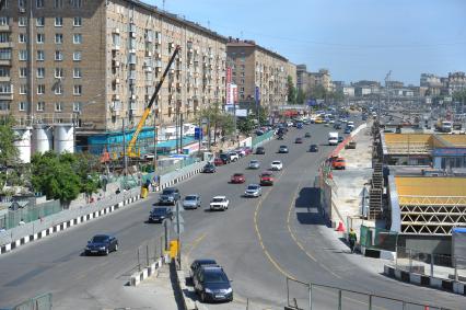 Ленинградское шоссе, Москва. Ремонт дорог. 6 июня 2011