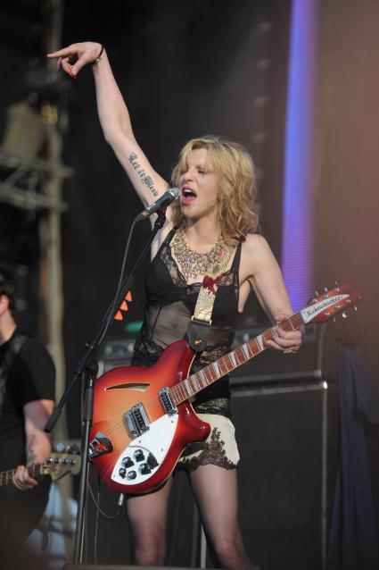 Кортни Лав в Москве, Courtney Love, пикник Афиши, Москва, 23 июля 2011 года.