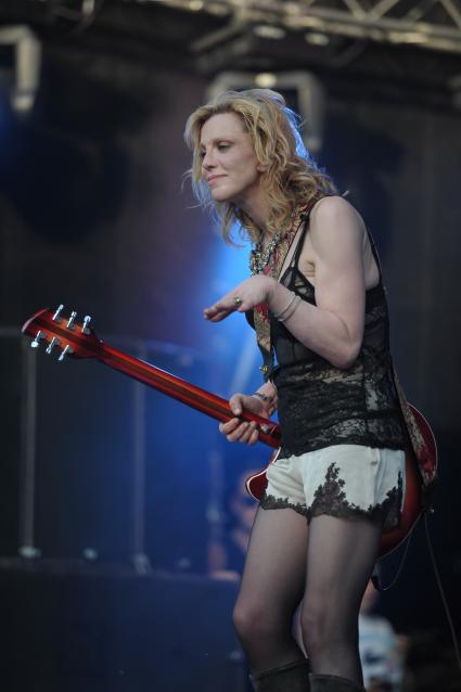 Кортни Лав в Москве, Courtney Love, пикник Афиши, Москва, 23 июля 2011 года.