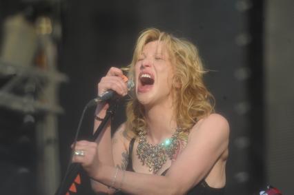 Кортни Лав в Москве, Courtney Love, пикник Афиши, Москва, 23 июля 2011 года.