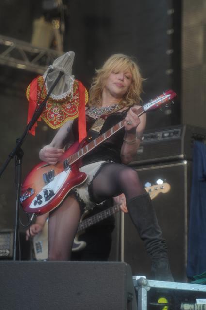 Кортни Лав в Москве, Courtney Love, пикник Афиши, Москва, 23 июля 2011 года.