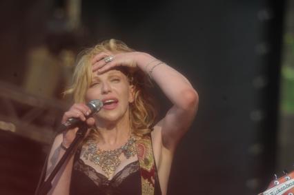 Кортни Лав в Москве, Courtney Love, пикник Афиши, Москва, 23 июля 2011 года.