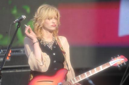 Кортни Лав в Москве, Courtney Love, пикник Афиши, Москва, 23 июля 2011 года.