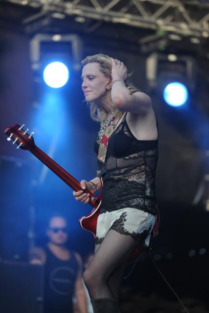 Кортни Лав в Москве, Courtney Love, пикник Афиши, Москва, 23 июля 2011 года.