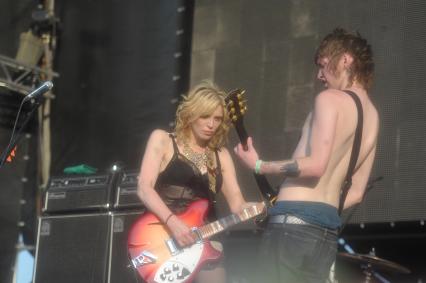 Кортни Лав в Москве, Courtney Love, пикник Афиши, Москва, 23 июля 2011 года.