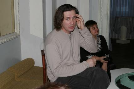 Алексей Завьялов, актер театра Вахтангова, Москва, 30 марта 2009 года.