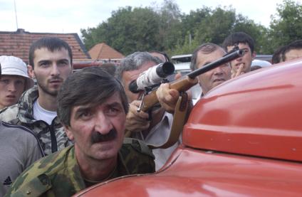 Террористический акт в Беслане. Штурм школы.