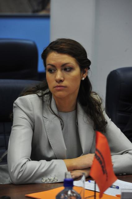 Заместитель генерального директора ИАЦ МГУ, руководитель службы по работе с СМИ Якушева Юлия Викторовна. 25 августа 2011 года.