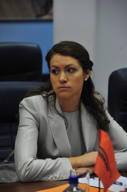 Заместитель генерального директора ИАЦ МГУ, руководитель службы по работе с СМИ Якушева Юлия Викторовна. 25 августа 2011 года.