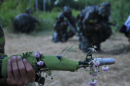 Учения 22 гвардейской отдельной бригады специального назначения Мо РФ в Ростове на Дону. Автомат. 21 июня 2011 года.