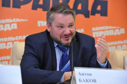 Экс-депутат Госдумы России Антон Баков в ИД КП. 14 сентября 2011 года.
