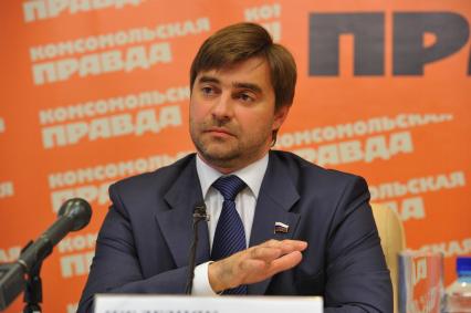 Председатель Комитета Государственной Думы Федерального Собрания Российской Федерации по информационной политике, информационным технологиям и связи Железняк Сергей Владимирович в ИД КП. 8 августа 2011 года.