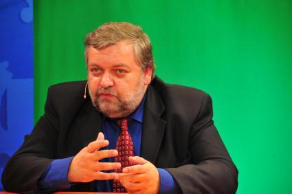 Член совета московского отделения ОПОРЫ РОССИИ Дмитрий Несветов в ИД КП. 20 сентября 2011 года.