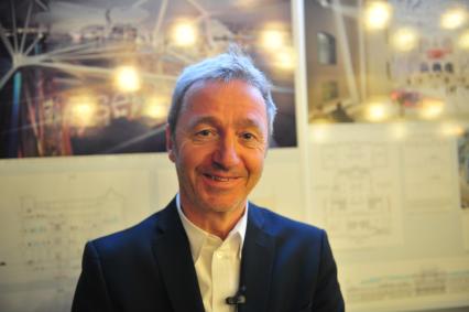 Руководитель архитектурного бюро Leeser Architecture (Нью-Йорк) Томас Лизер после заседания Попечительского совета Политехнического музея, посвященного конкурсу на реконструкцию музея. Москва. 29 сентября 2011 года.