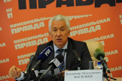 Глава парламентского комитета по безопасности в Государственной Думе РФ Владимир Васильев в ИД КП. 26 сентября 2011 года.