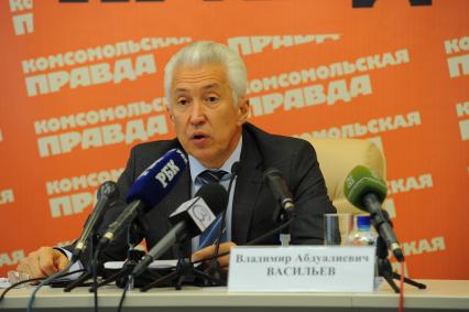 Глава парламентского комитета по безопасности в Государственной Думе РФ Владимир Васильев в ИД КП. 26 сентября 2011 года.