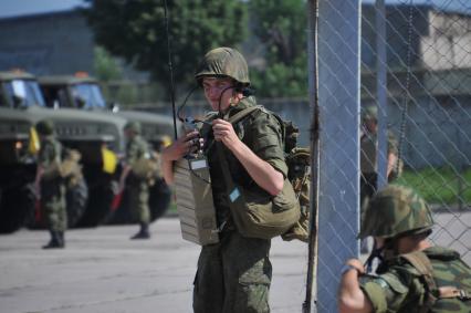 Армия. Учения. Военная подготовка. Связист. Армейские будни. 12 июля 2011