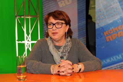 Президент футбольного клуба ЛОКОМОТИВ Ольга Смородская в ИД КП. 30 сентября 2011 года.