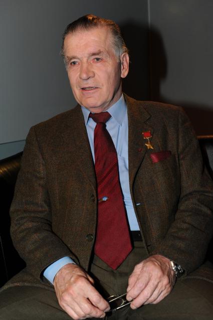 Летчик-космонавт Александр Серебров. 30 сентября 2011 года.