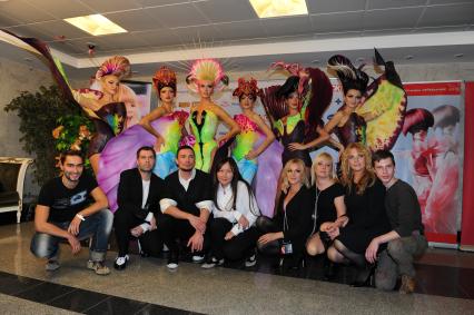 Международный конкурс парикмахеров \"Alternative Hair Show 2011\" в Кремлевском дворце. Москва. 28 сентября 2011 года.