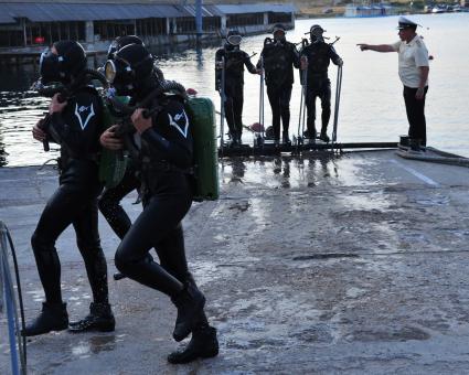 Водолазная школа. Водолаз. 19 июля 2011г.