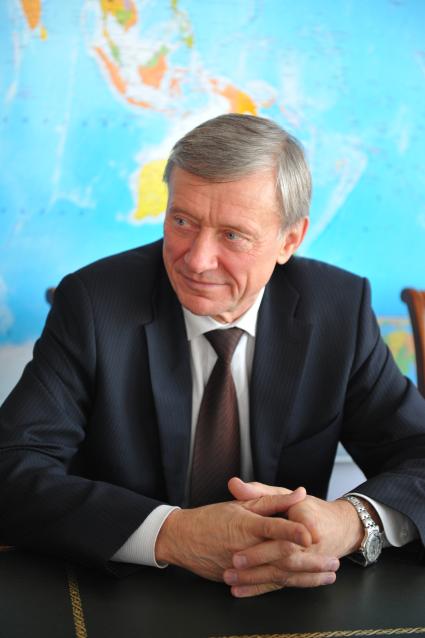 Генеральный секретарь ОДКБ Николай Бордюжа во время интервью ИД \"Комсомольская правда\". Москва. 07 октября 2011 года.