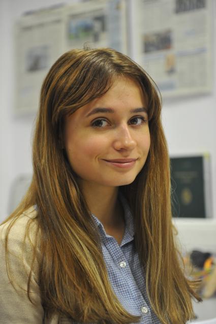 Журналист КП Юля Алехина, Мосува, 4 октября 2011 года.