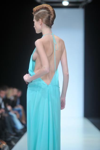 Показ коллекции TEGIN на неделе моды Mercedes-Benz Fashion Week. 23 октября 2011 года.