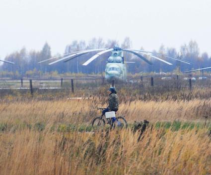 Центр боевого применения вертолетов в Торжке. Вертолет. 23 октября 2011г.