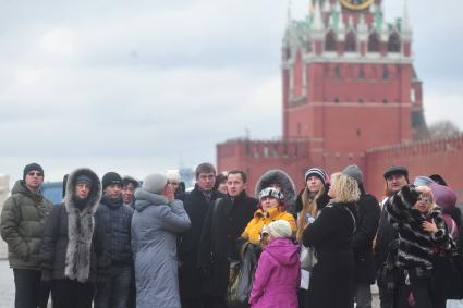 Москва. Организованная экскурсия на Красной площади. 10 ноября 2011 года.