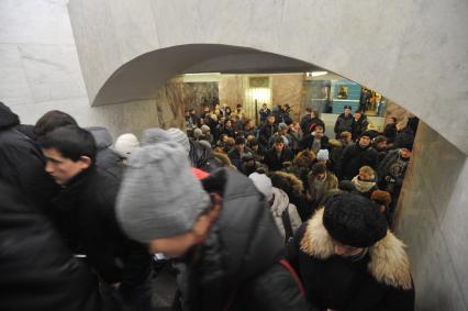 Пассажиры метро. 18 ноября 2011 года.