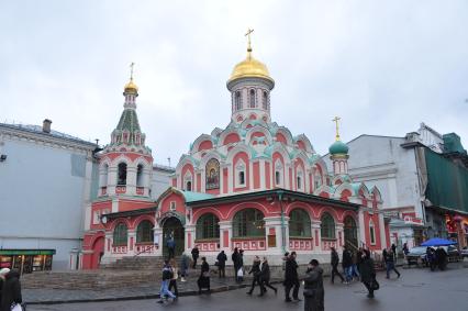 Собор Казанской иконы Божией Матери. Москва. 25 ноября 2011 года.