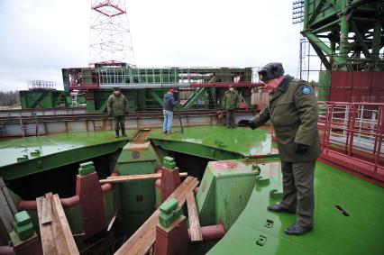 Стартовый стол ракетно- космического комплекс Ангара, Плесецк, 28 ноября 2011 года