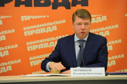 Руководитель Департамента СМИ и рекламы Москвы Владимир Черников. В ИД КП. 06 декабря 2011 года.