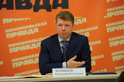 Руководитель Департамента СМИ и рекламы Москвы Владимир Черников. В ИД КП. 06 декабря 2011 года.