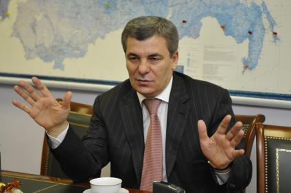 Президент Кабардино-Балкарии Арсен Каноков в ИД КП. 16 декабря 2008 года.