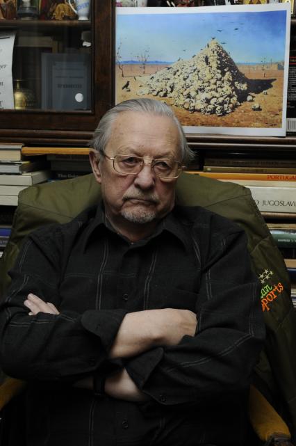 Внук художника Василия Верещагина Александр Плевако. 26 ноября 2009 года.