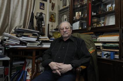 Внук художника Василия Верещагина Александр Плевако. 26 ноября 2009 года.