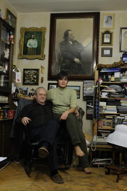 Внук художника Василия Верещагина Александр Плевако. 26 ноября 2009 года.