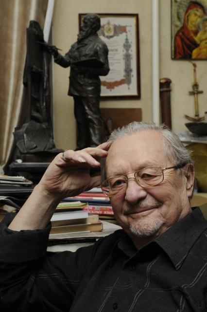 Внук художника Василия Верещагина Александр Плевако. 26 ноября 2009 года.