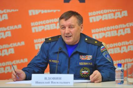 Вдовин Николай - начальник Центра по проведению спасательных операций особого риска ЛИДЕР. 13 декабря 2011 года.
